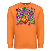 Carrot Trick or Treat Halloween Rainbow Premium Sweatshirt - texasbilliewilder