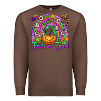 Chestnut Trick or Treat Halloween Rainbow Premium Sweatshirt - texasbilliewilder