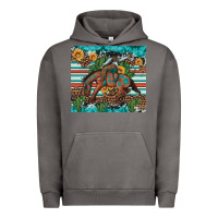Bucking Bronco Cowboy Rodeo Cactus And Sunflowers Urban Hoodie | Teevron