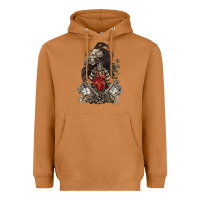 Meerkat floral skeleton Heavyweight Hoodie - RanaPortraitStore