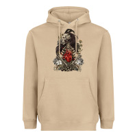 Mushroom floral skeleton Heavyweight Hoodie - RanaPortraitStore