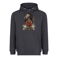 Smoke floral skeleton Heavyweight Hoodie - RanaPortraitStore