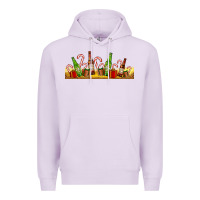 Lilac beer bottles for christmas Premium Hoodie - AdoDesignShop