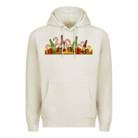 Oatmeal Heather beer bottles for christmas Premium Hoodie - AdoDesignShop