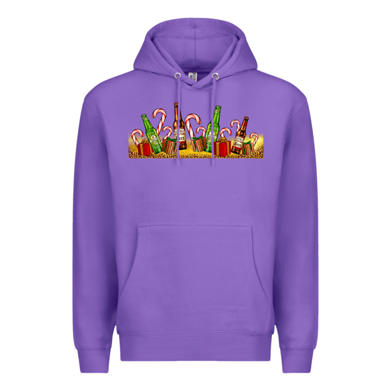 Beer Bottles For Christmas Premium Hoodie by AdoDesignShop | Teevron