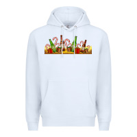 White beer bottles for christmas Premium Hoodie - AdoDesignShop