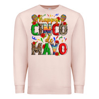 Pale Pink happy cinco de mayo Premium Sweatshirt - Zillion Design Studio