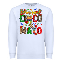 White happy cinco de mayo Premium Sweatshirt - Zillion Design Studio