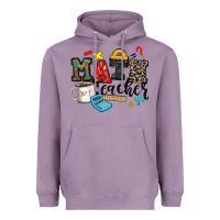 Lavender math teacher Heavyweight Hoodie - Zillion Design Studio