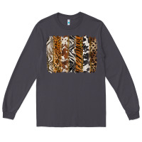 Smoke western animal patterns brushstoke Long Sleeve Tee - BarkalooDesign