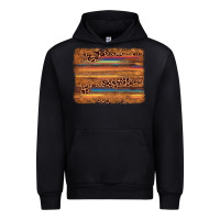 Black leopard serape background Urban Hoodie - AdoDesignShop