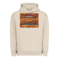 Leopard Serape Background Urban Hoodie | Teevron
