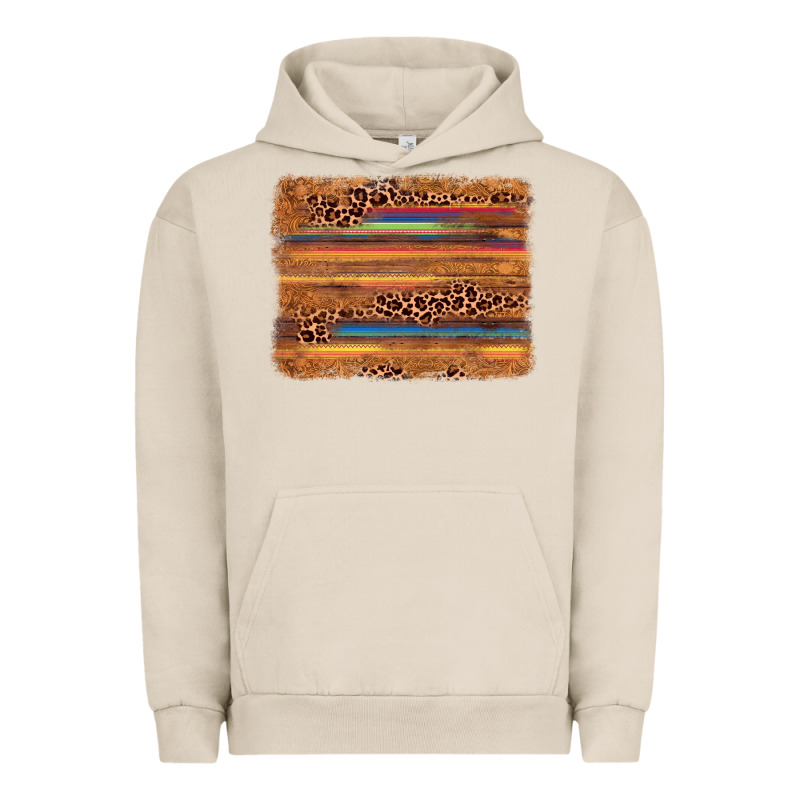 Leopard Serape Background Urban Hoodie by AdoDesignShop | Teevron