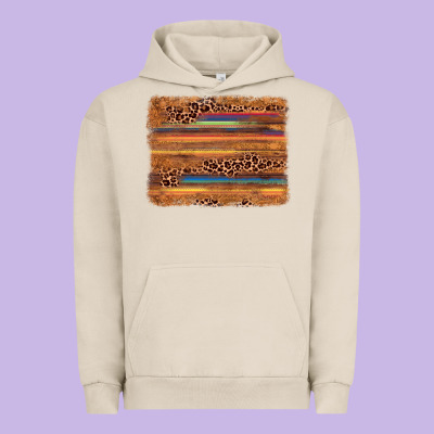 Leopard Serape Background Urban Hoodie Designed By Adodesignshop