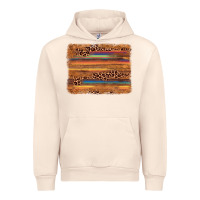 Sandshell leopard serape background Urban Hoodie - AdoDesignShop