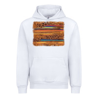 White leopard serape background Urban Hoodie - AdoDesignShop