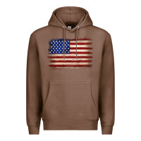 Chestnut American flag Premium Hoodie - JahusDesignShop