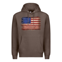 Coffee American flag Premium Hoodie - JahusDesignShop