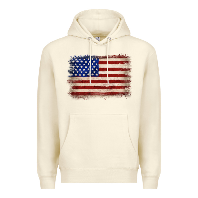 American Flag Premium Hoodie by JahusDesignShop | Teevron
