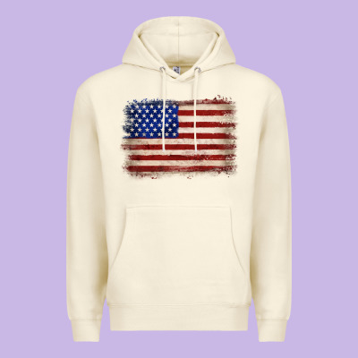 American Flag Premium Hoodie Designed By Jahusdesignshop