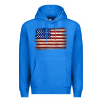 True Royal American flag Premium Hoodie - JahusDesignShop