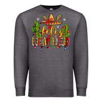 Charcoal Heather feliz navidad Premium Sweatshirt - Zillion Design Studio