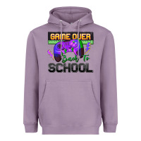 Lavender game over back to school Heavyweight Hoodie - Zillion Design Studio