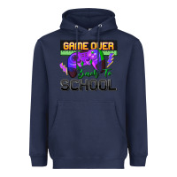 Navy game over back to school Heavyweight Hoodie - Zillion Design Studio