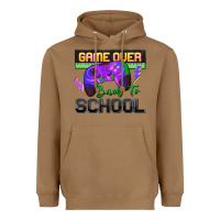 Toasted Coconut game over back to school Heavyweight Hoodie - Zillion Design Studio