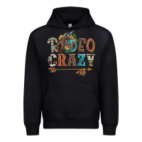 Black rodeo crazy bucking bronco cowboy Urban Hoodie - Artiststas