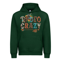 Forest Green rodeo crazy bucking bronco cowboy Urban Hoodie - Artiststas