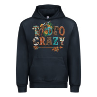 Navy rodeo crazy bucking bronco cowboy Urban Hoodie - Artiststas