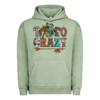 Pigment Oil Green rodeo crazy bucking bronco cowboy Urban Hoodie - Artiststas