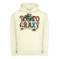 Pigment Pistachio rodeo crazy bucking bronco cowboy Urban Hoodie - Artiststas
