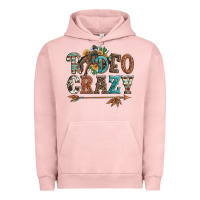 Pigment Salmon rodeo crazy bucking bronco cowboy Urban Hoodie - Artiststas