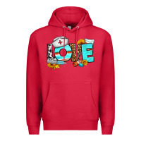 Cardinal love nurse western Premium Hoodie - BundleAndBundleShop