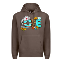 Coffee love nurse western Premium Hoodie - BundleAndBundleShop