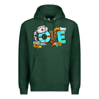 Sports Green love nurse western Premium Hoodie - BundleAndBundleShop