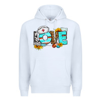 White love nurse western Premium Hoodie - BundleAndBundleShop