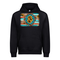 Gemstone Sunflower Background Urban Hoodie | Teevron