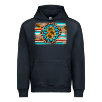 Navy gemstone sunflower background Urban Hoodie - AdoDesignShop