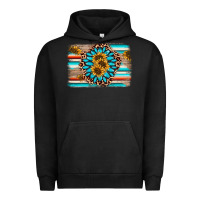 Pigment Black gemstone sunflower background Urban Hoodie - AdoDesignShop
