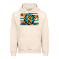 Sandshell gemstone sunflower background Urban Hoodie - AdoDesignShop