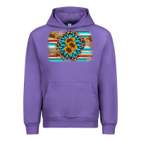 Tulip gemstone sunflower background Urban Hoodie - AdoDesignShop