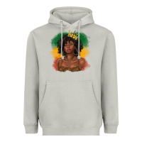 Moon Dust black queen with juneteenth flag Heavyweight Hoodie - texasbilliewilder