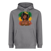 Storm black queen with juneteenth flag Heavyweight Hoodie - texasbilliewilder