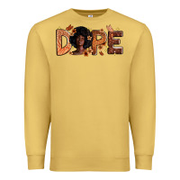 Antique Gold dope melanin Premium Sweatshirt - Zillion Design Studio