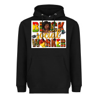 Black black social worker Heavyweight Hoodie - texasbilliewilder