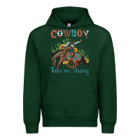 Forest Green cowboy take me away rodeo Urban Hoodie - Artiststas