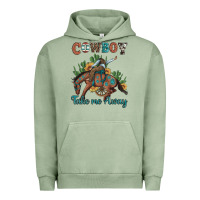 Pigment Oil Green cowboy take me away rodeo Urban Hoodie - Artiststas